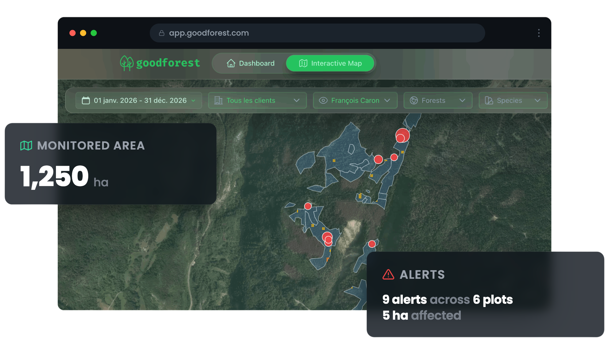 Goodforest forest monitoring platform